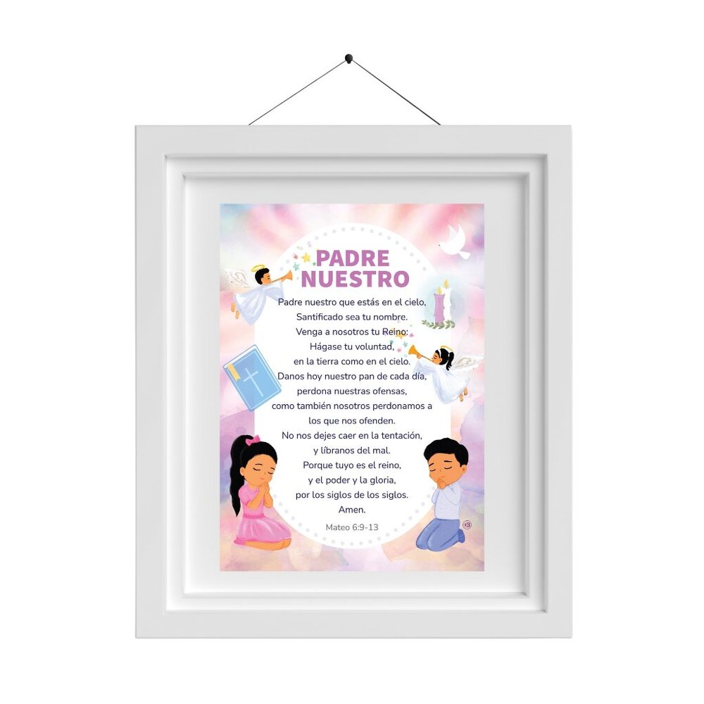 The Lord's Prayer Wall Art (Hispanic)